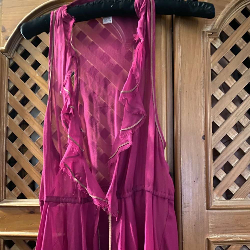 Free people xs magenta vest